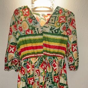 Colorful Patterned Dress